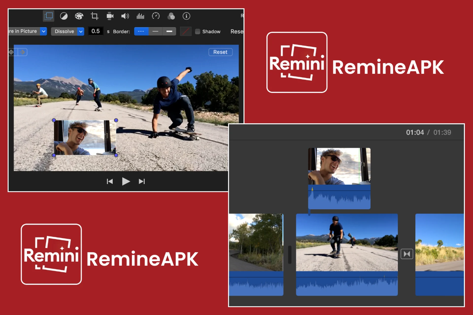 Picture-in-Picture with in Remini Premium MOD APK