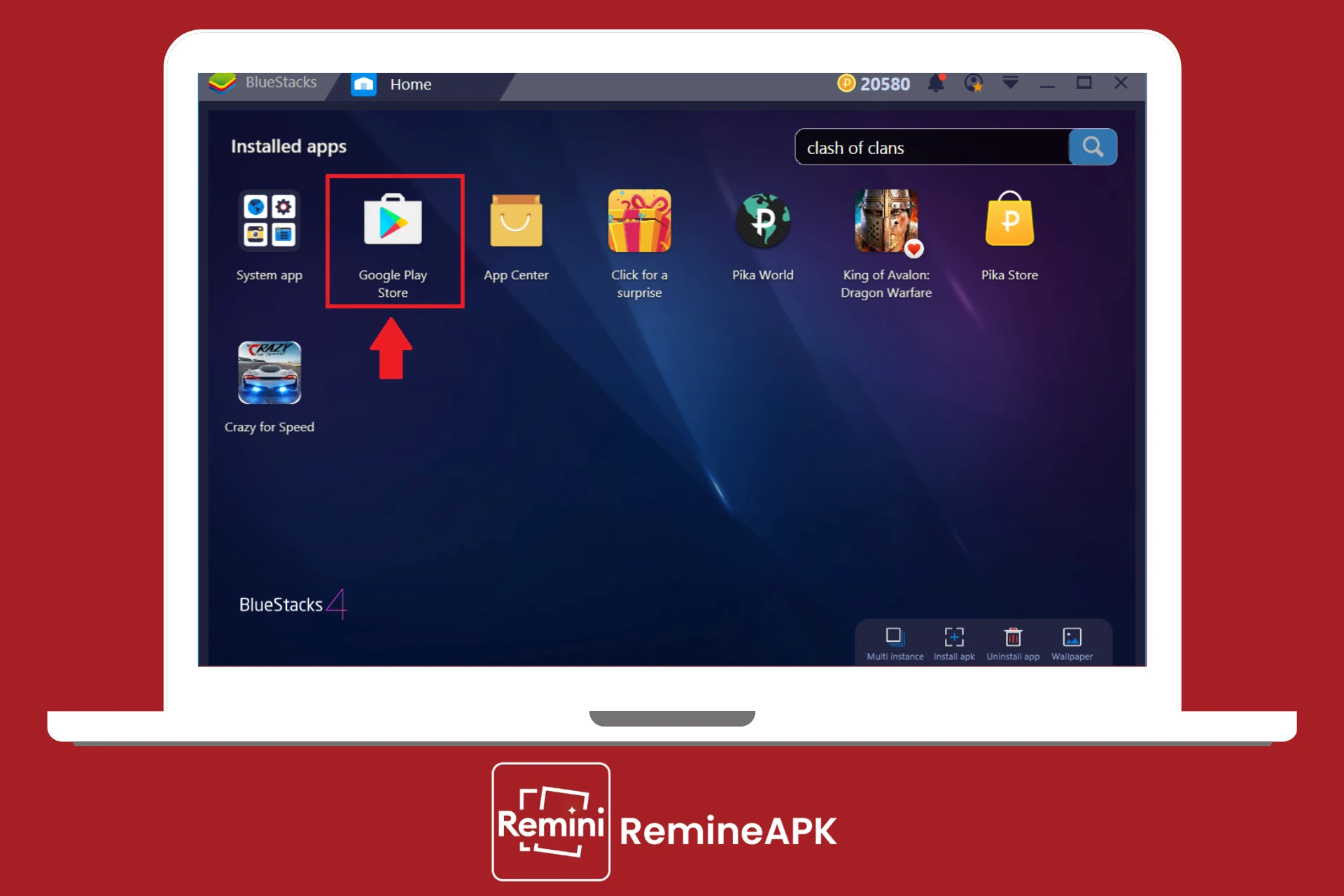 Remini PC in BlueStacks Emulator