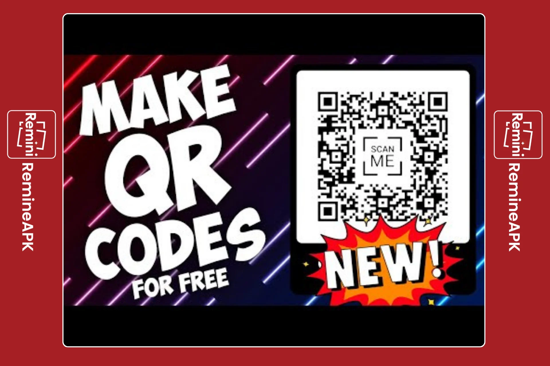 generate a QR Code in Remini
